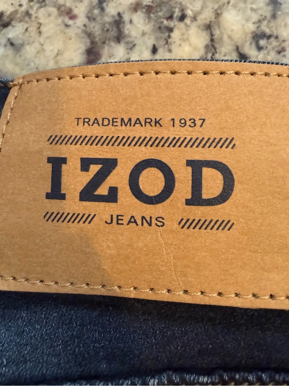 Izod Men's Indigo Straight Leg Jeans - Picture 2 of 8